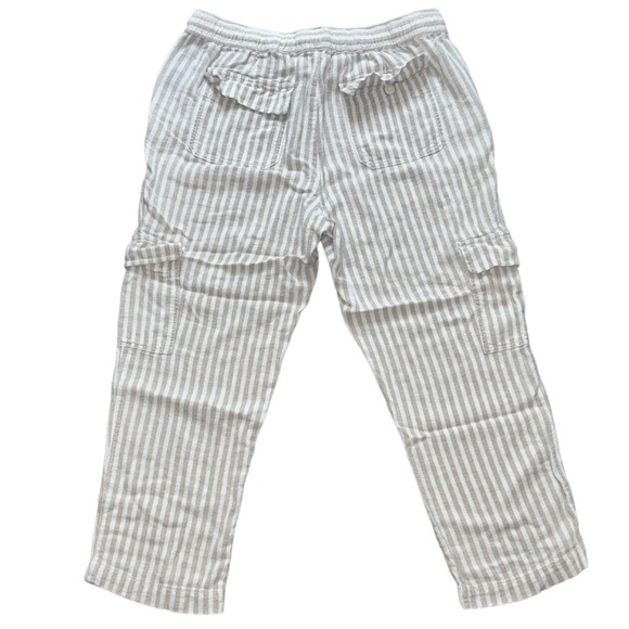 ANTHROPOLOGIE x SANCTUARY Sanctuary Discoverer Linen Cargo Pants Natural - Picture 6 of 6